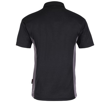 Tuff Stuff Mens Elite 131 Wicking Work Polo Shirt-BLACK