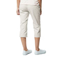 Craghoppers Ladies Kiwi Pro II Crop Stretch Water Repellent Sun Protective Quick Dry Trousers-DOVE GREY