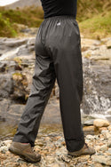 Mac in a Sac Adults Waterproof Breathable Windproof Packable Overtrousers-BLACK