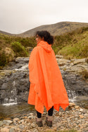 Mac in a Sac Adults Waterproof Breathable Windproof Packable Poncho-NEON ORANGE