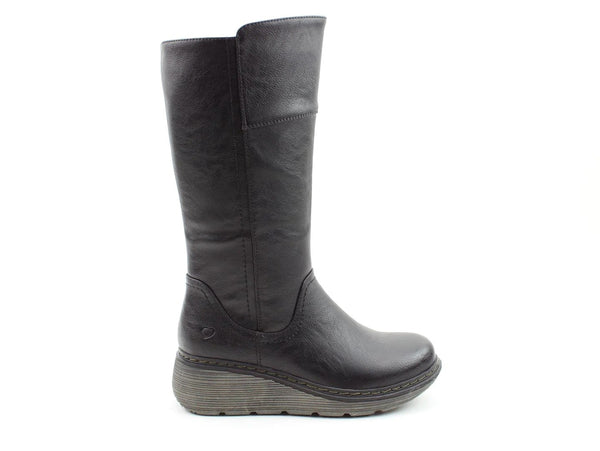 Heavenly Feet Ladies Water resistant style Lombardy-BLACK