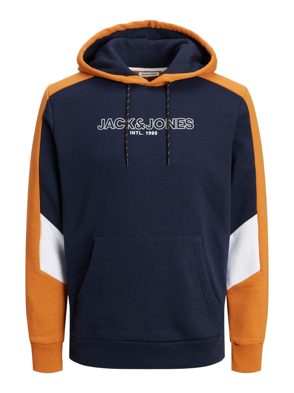 Jack & Jones Anker Hooded Sweatshirt-SKY CAPTAIN