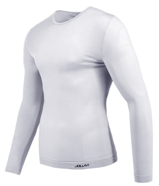 Joluvi Termico Unisex Long Sleeved Performance Base Layer Top-WHITE