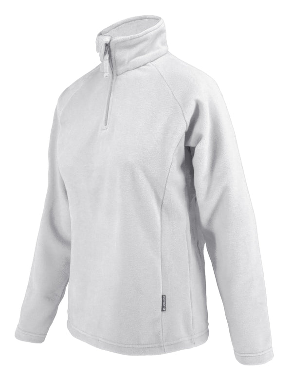 Joluvi Ladies Polar Surprise Half Zip Fleece-WHITE