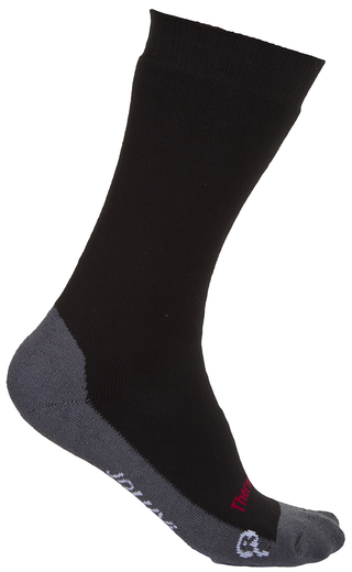 Joluvi Thermolite Classic 2 Pack Sock-BLACK