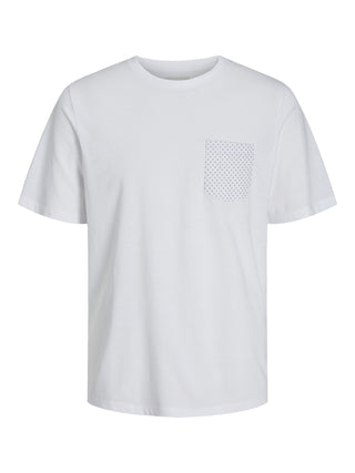 Jack & Jones Luis Pocket Short Sleeve T-Shirt-WHITE