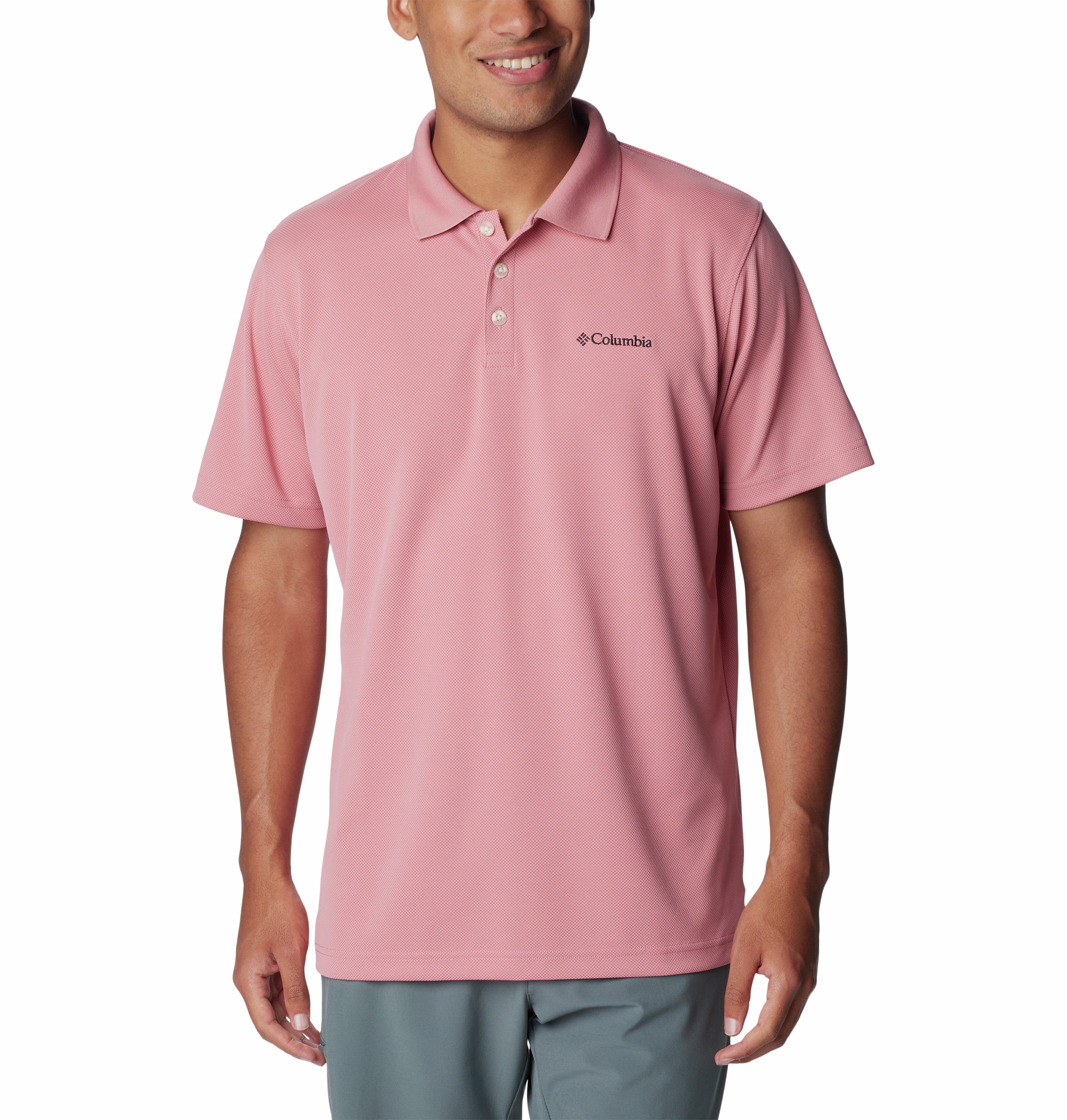Columbia Utilizer OmniWick™ Short Sleeve PoloPINK Borderland Muff