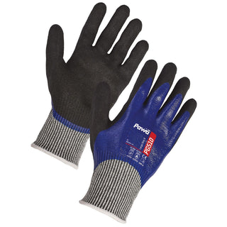 PAWA PG510 Oil Resistant Anti Cut Gloves-BLUE