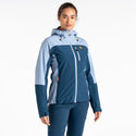 Dare2b Ladies Mountain Series Torrek Waterproof Breathable Jacket-DENIM BLUE