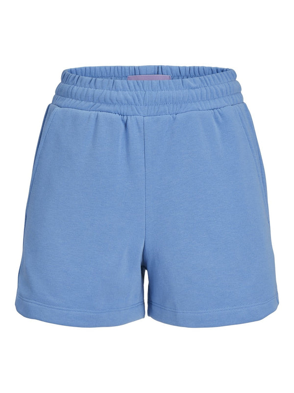 JJXX Alfa Regular Fit High Waist Sweat Shorts-LAKE