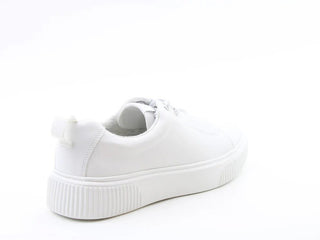 Heavenly Feet Ladies Petal Memory Foam Comfort Litesole Shoe-WHITE