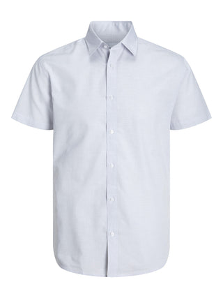 Jack & Jones Joe Slim Fit Short Sleeve Shirt-WHITE