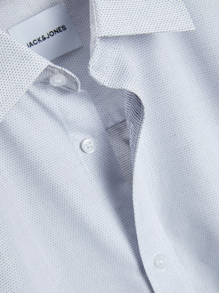 Jack & Jones Joe Slim Fit Short Sleeve Shirt-WHITE