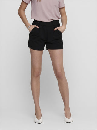 JDY Ladies Geggo Regular Fit Shorts-BLACK