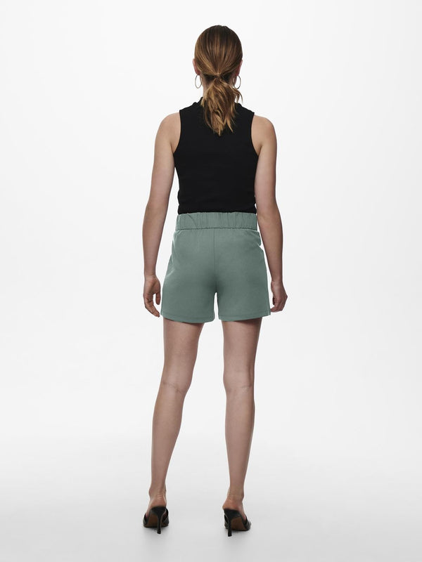 JDY Ladies Geggo Regular Fit Shorts-GREEN