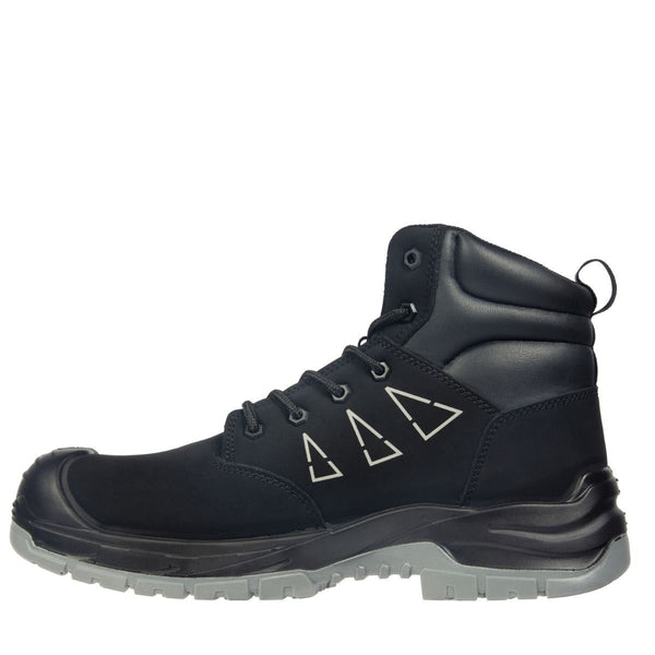 Apache Armstrong Water Resistant Non-metallic Wide Fit Safety Boot -BLACK