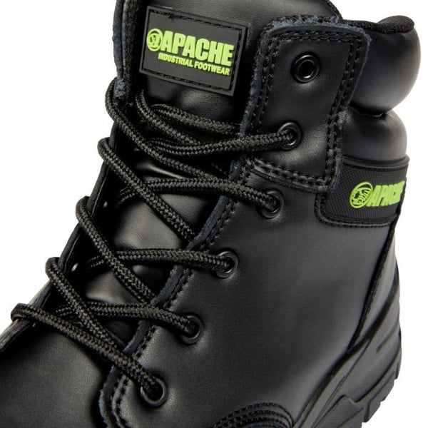 Apache Edmonton Waterproof Breathable Non Metallic Safety Boot -BLACK