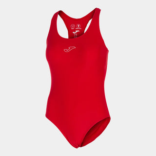 JOMA Ladies Quick Dry Chlorine Resistant Swimsuit-RED