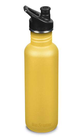 Klean Kanteen 800ml Sportcap Bottle-GOLD