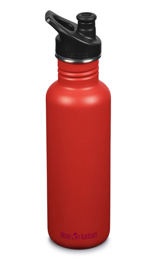 Klean Kanteen 800ml Sportcap Bottle-TIGER