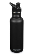 Klean Kanteen 800ml Sportcap Bottle-BLACK