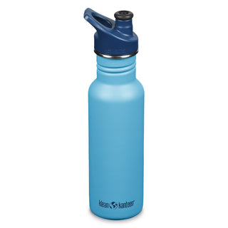 Klean Kanteen 532ml Sportcap Bottle-OCEAN BLUE