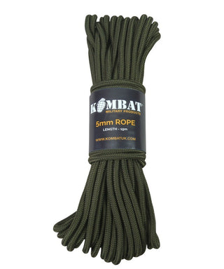 Kombat UK Rope 15m x 5mm Olive