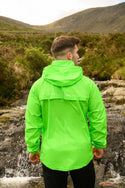 Mac in a Sac Origin Waterproof Jacket | Packable Unisex Rain Jacket | Neon Green