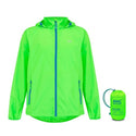 Mac in a Sac Origin Waterproof Jacket | Packable Unisex Rain Jacket | Neon Green