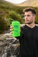 Mac in a Sac Origin Waterproof Jacket | Packable Unisex Rain Jacket | Neon Green