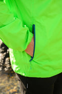 Mac in a Sac Origin Waterproof Jacket | Packable Unisex Rain Jacket | Neon Green