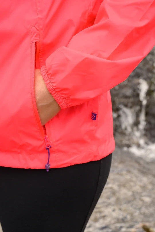 Mac in a Sac Origin Waterproof Jacket | Packable Unisex Rain Jacket | Neon Melon