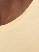 Jack & Jones Mens 100% Cotton Stretch Regular Fit Logo T-Shirt-APRICOT