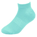 Ladies 3 Pack 825A Bamboo Pastel Trainer Socks / Arch Support & Ventilated Top-MULTI COLOUR
