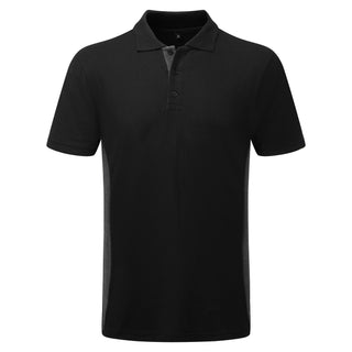 Tuff Stuff Mens Pro Work Polo Shirt-BLACK