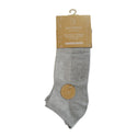 Mens 865 3 Pack Bamboo Grey Low Trainer Sock Size 6-11