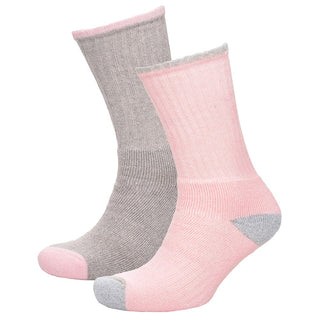 Buy pink Ladies 2 pack Outdoor Socks Size 4-7