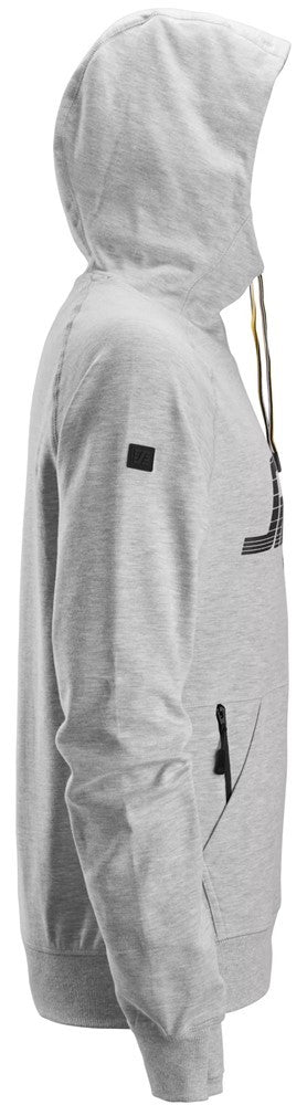 Snickers Men's Logo Hoody-GREY