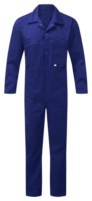 Fort Zip Front Coverall With Elasticated Back-ROYAL BLUE