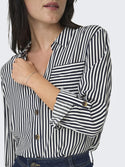 JDY Ladies Laurel long Sleeve Loose Fit Shirt-SKY CAPTAIN