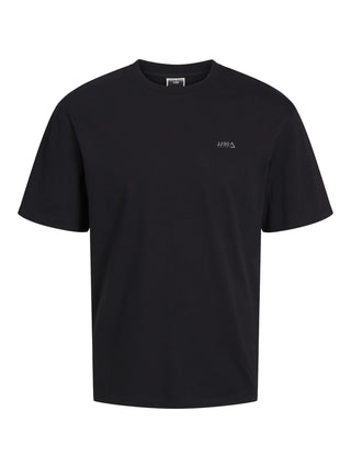 Buy black Jack &amp; Jones Mens Cloud Relaxed Fit Short Sleeve T-shirt