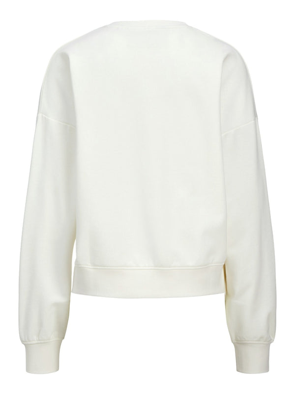 JJXX Ladies Ava Relaxed Fit Crew Neck Sweat-VANILLA