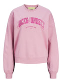 JJXX Ladies Ava Relaxed Fit Crew Neck Sweat-MAUVE