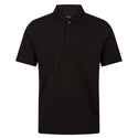 Regatta Men's 65/35 Short Sleeve Pro Work Polo Shirt-BLACK