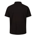 Regatta Men's 65/35 Short Sleeve Pro Work Polo Shirt-BLACK