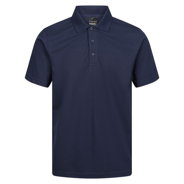 Regatta Men's 65/35 Short Sleeve Pro Work Polo Shirt-NAVY