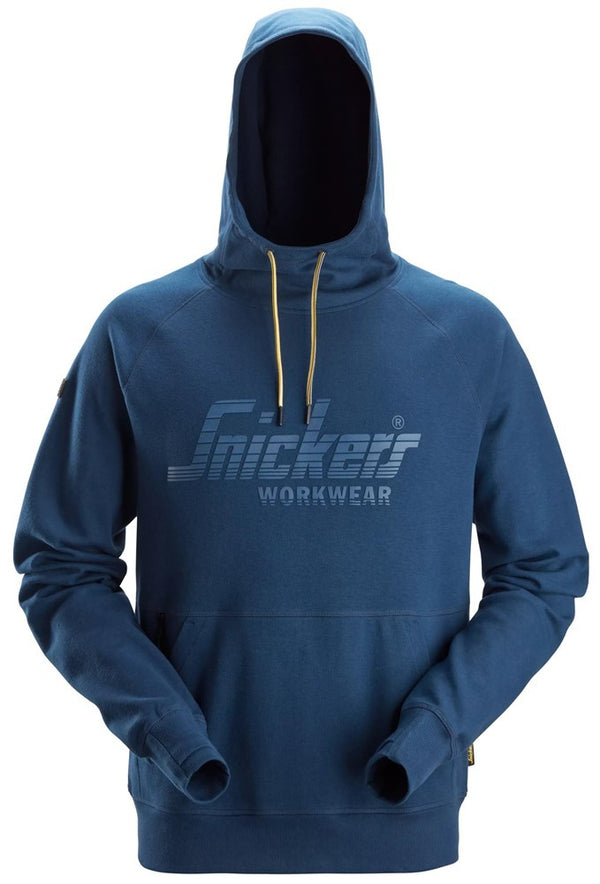 Snickers Men's Logo Hoody-BLUE