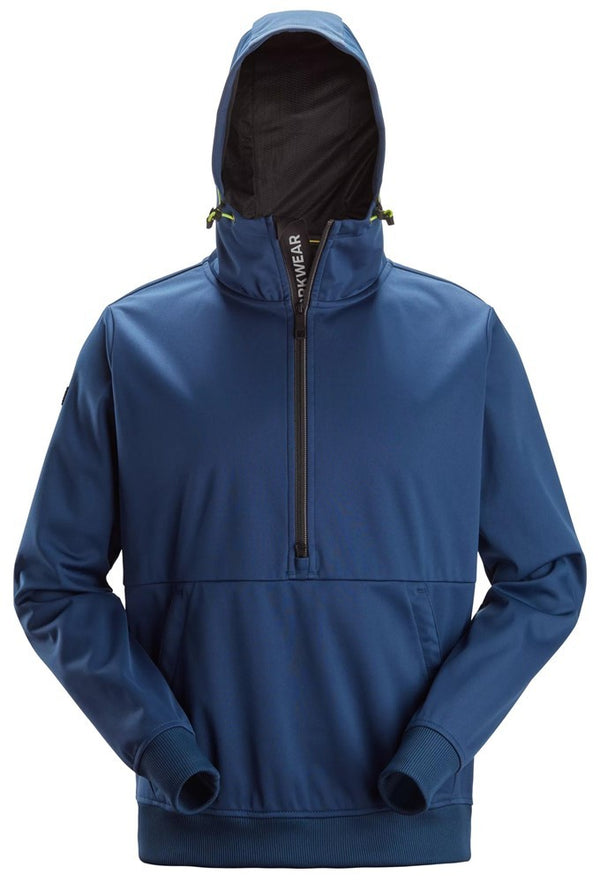 Snickers Men's Windblocker Stretch Half-Zip Hoody-DEEP BLUE