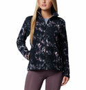 Columbia Ladies Fast Trek II Regular Fit  Printed Full Zip Fleece-SNOW