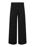 JDY Geggo Wide Leg Elasticated Waist Trousers 32" leg-BLACK BLACK